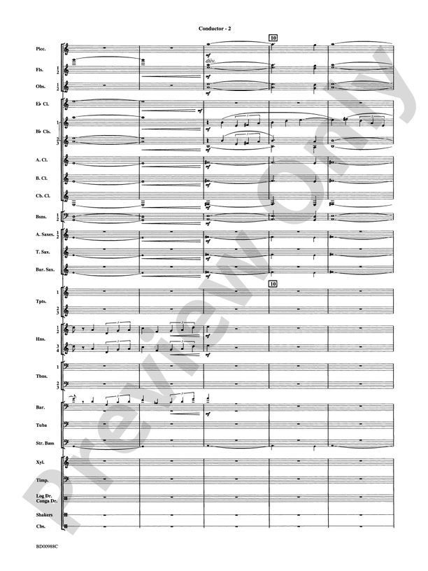 Kilimanjaro: An African Portrait - Concert Band Conductor Score & Parts (Digital Download)