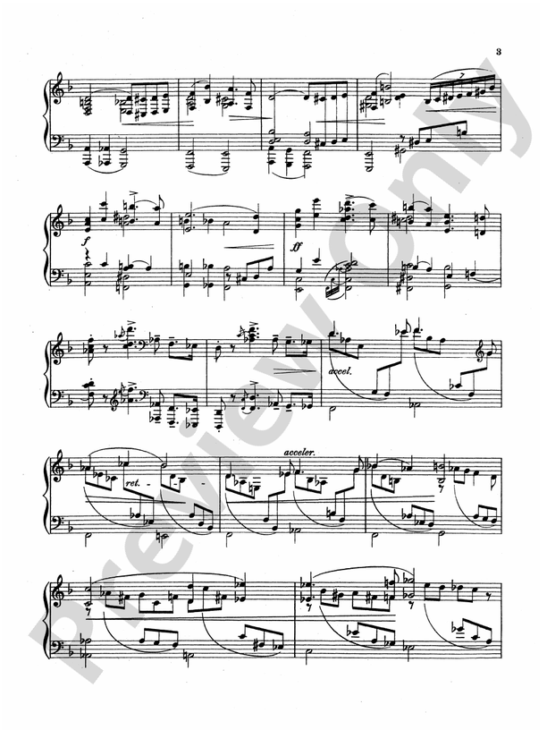 MacDowell - Sonata No. 3, Op. 57 - Piano Solo (Digital Download)