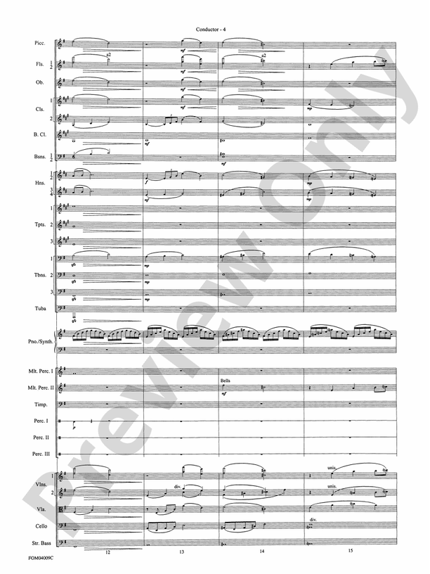 The Polar Express, Concert Suite from – Full Orchestra Conductor Score & Parts (Digital Download)