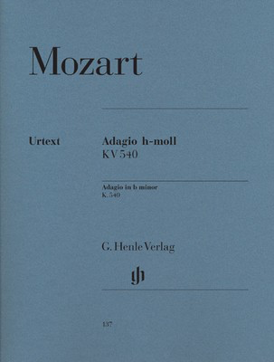 Adagio in B minor K 540 Piano Solo