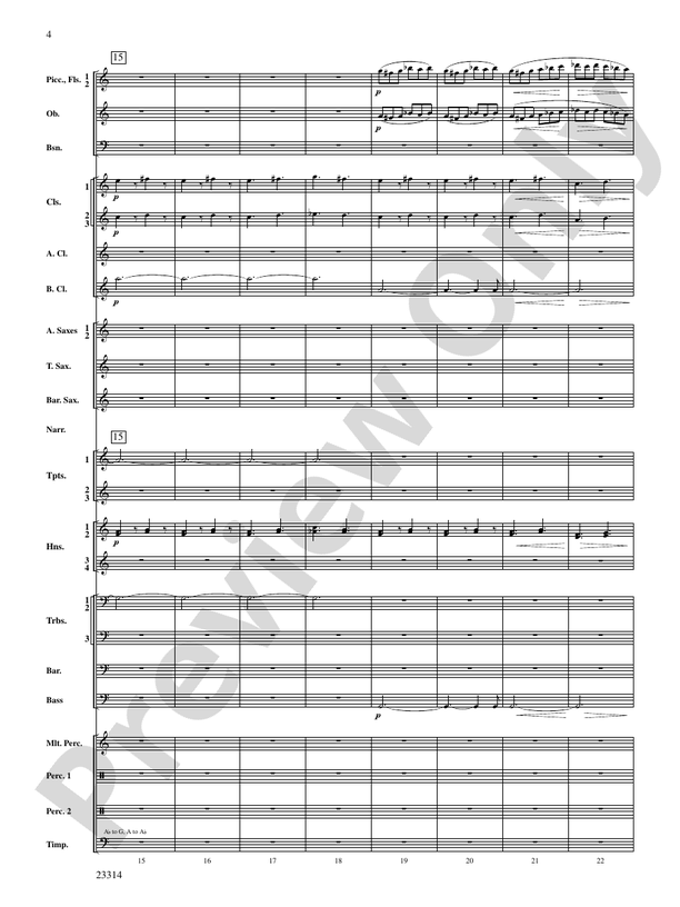 Aesop's Fables - Concert Band Conductor Score & Parts (Digital Download)