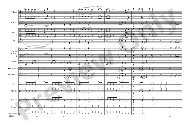 Down to the Nightclub / What Is Hip? – Marching Band Conductor Score & Parts (Digital Download)