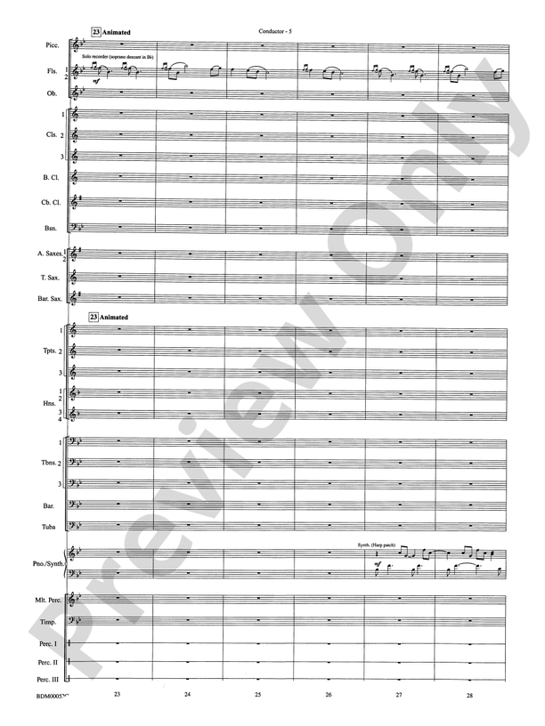 The Iliad (from The Odyssey (Symphony No. 2)) - Concert Band Conductor Score & Parts (Digital Download)