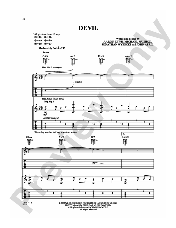 Tab Lucifer Devil - Guitar TAB (Digital Download)