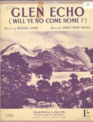 Glen Echo (Will Ye No Come Home?) - Vocal/Piano (Digital Download)