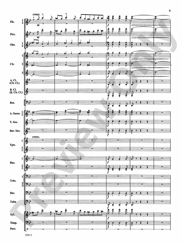 Two Songs Without Words - Concert Band Conductor Score & Parts (Digital Download)