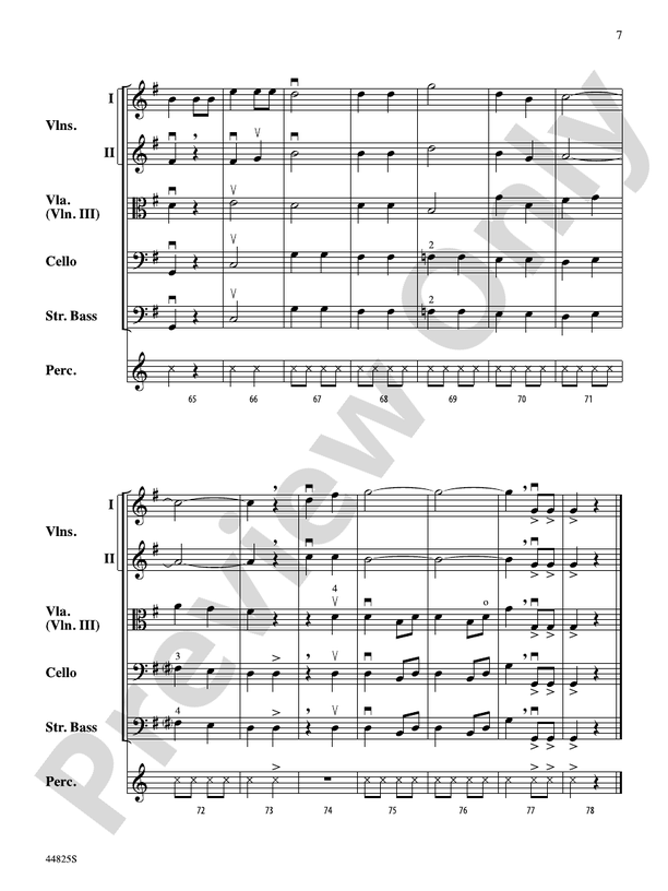 Glorious Sight - String Orchestra Conductor Score & Parts (Digital Download)