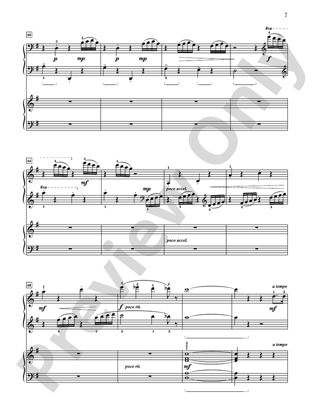 Spring Concerto: In Four Movements for Solo Piano with Piano Accompaniment - 2 Pianos, 4 Hands (Digital Download)
