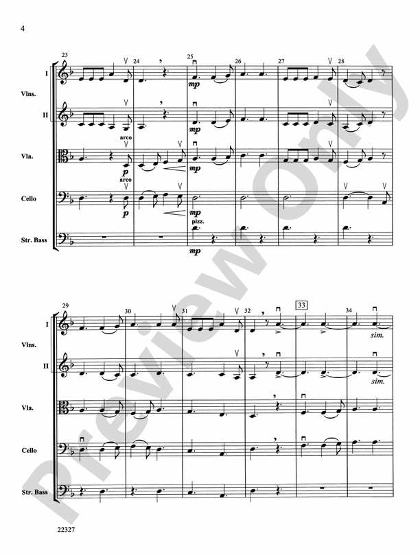Shaker Dance and Lament – String Orchestra Conductor Score & Parts (Digital Download)