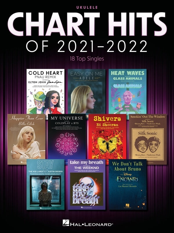 Chart Hits of 2021-2022 - Ukulele Hal Leonard 418043