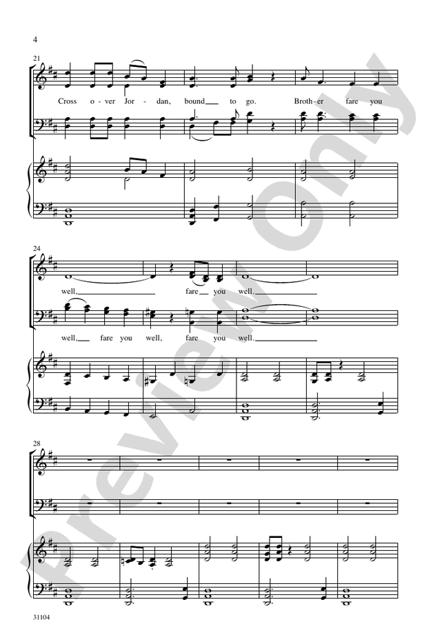 Bound to Go – SATB Choral Octavo (Digital Download)