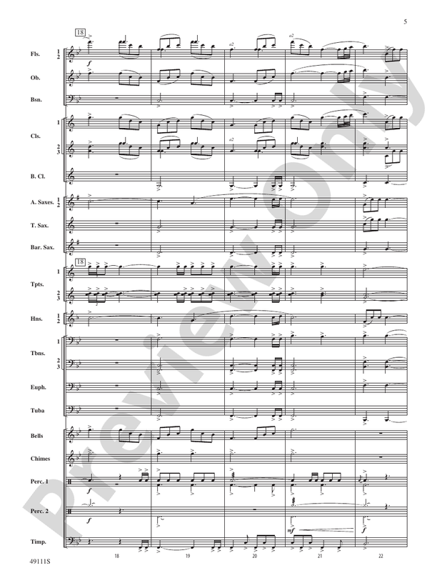 Gift of Hope - Concert Band Conductor Score & Parts (Digital Download)