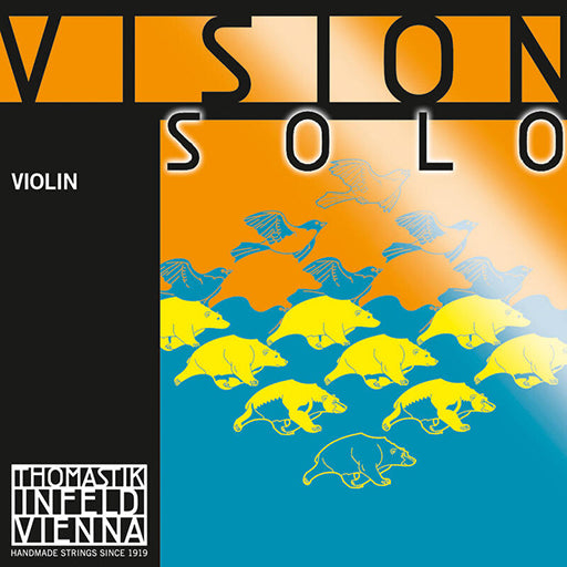 Thomastik Vision Solo Violin, Set (D-Alum/E-Ball), 4/4