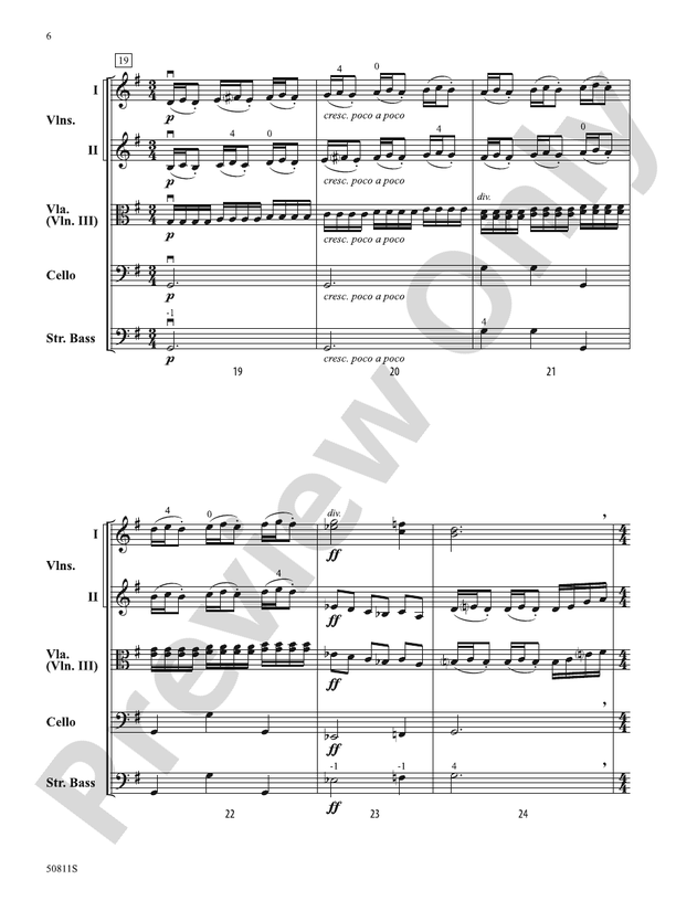 Incredible Voyage – String Orchestra Conductor Score & Parts