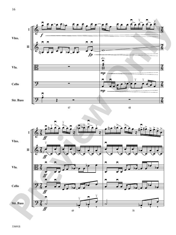 Paranoid Android (from OK Computer) - String Orchestra Conductor Score & Parts (Digital Download)