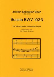 Bach - Sonata in Ebmaj BWV1033 - Alto Saxophone/Piano Accompaniment Dohr M-2020-0856-0