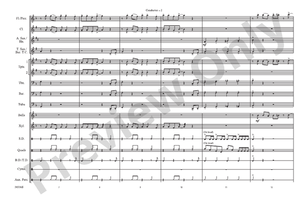 Dentist! / Suddenly, Seymour – Marching Band Conductor Score & Parts (Digital Download)