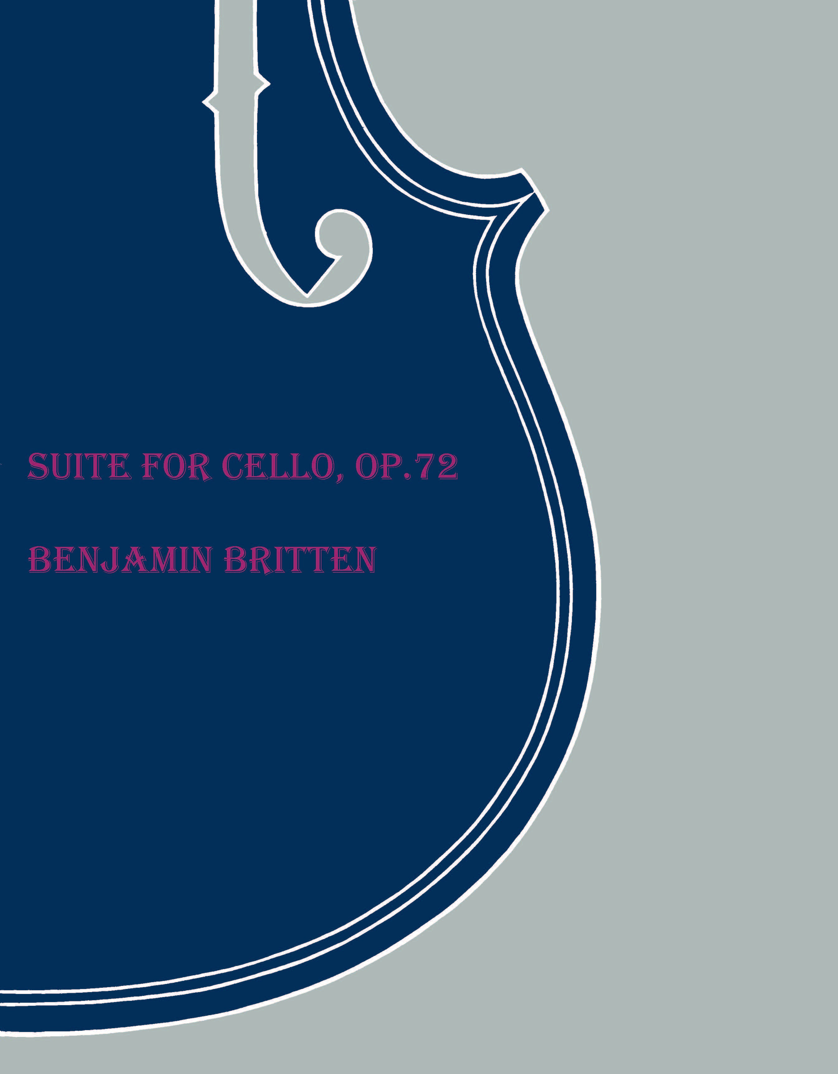 Suite For Cello, Op.72 - Cello (Digital Download)
