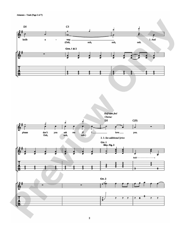 Trash - Easy Guitar (Digital Download)