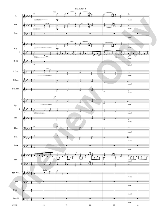 Corpse Bride, Selections from - Concert Band Conductor Score & Parts (Digital Download)