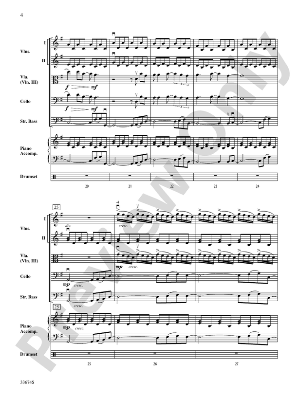 Don't Stop Believin' – String Orchestra Conductor Score & Parts (Digital Download)