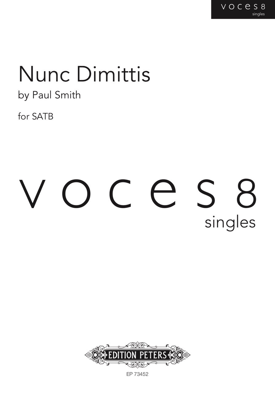 Nunc Dimittis - SATB Choral Octavo (Digital Download)
