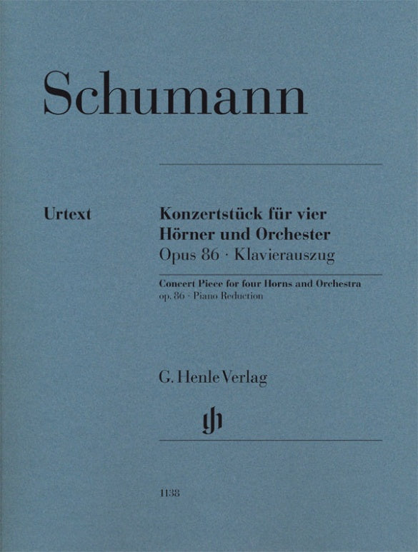 Concert Piece for Four Horns Op 86 Horn/Pno