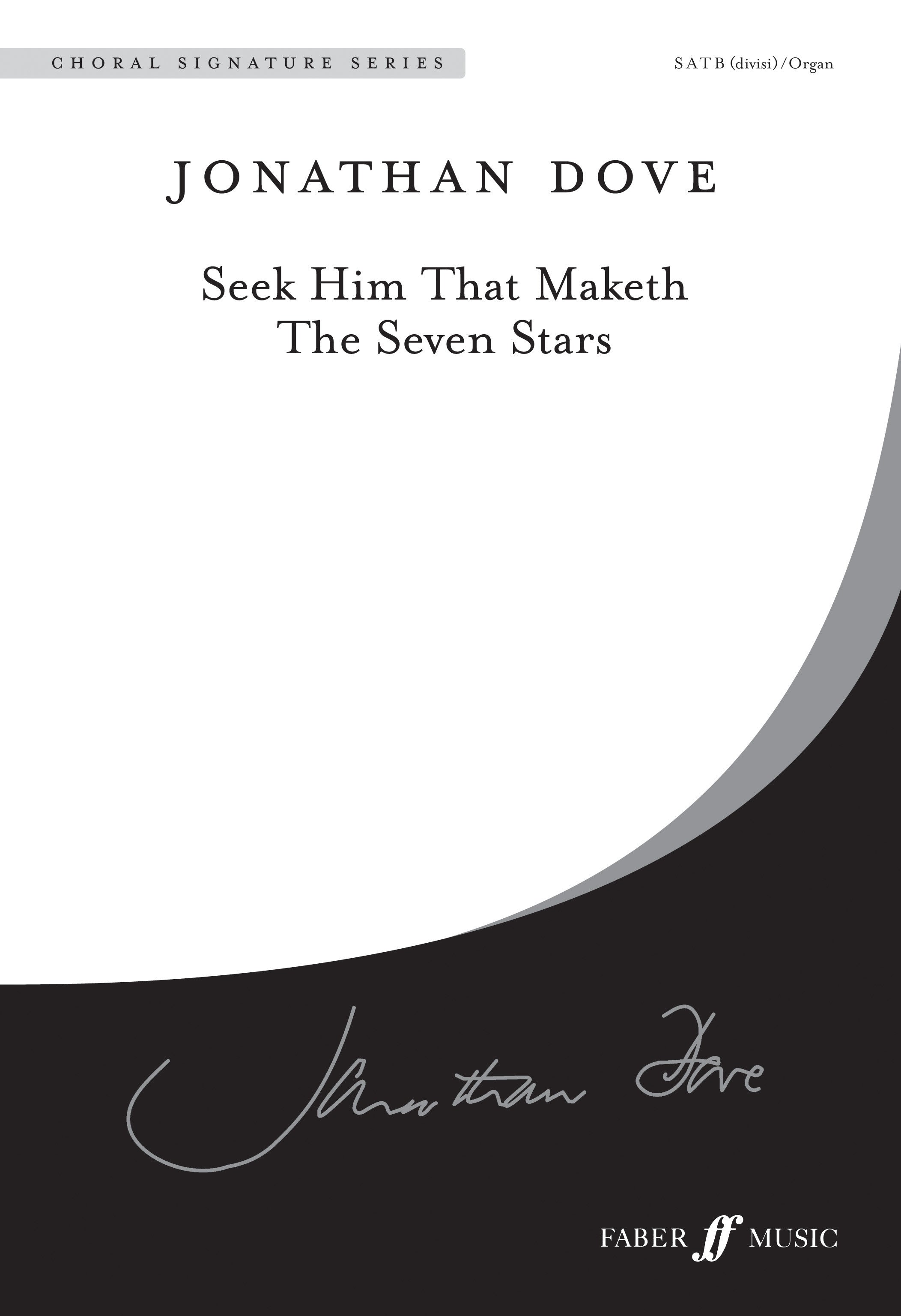 Seek him that maketh the seven stars - SATB Chorus (Digital Download)