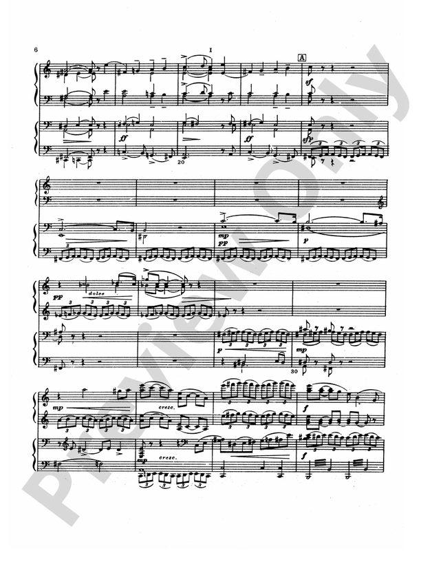 Tchaikovsky - Manfred Symphony, Op. 58 - 1 Piano, 4 Hands (Digital Download)