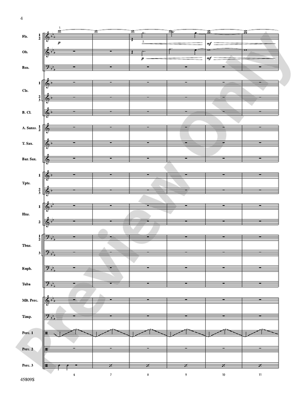 At the Movies with James Horner - Concert Band Conductor Score & Parts (Digital Download)