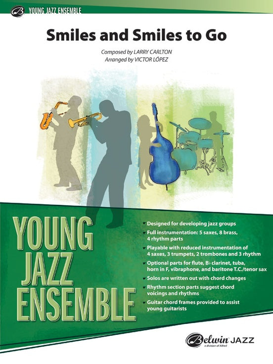 Smiles and Smiles to Go - Jazz Ensemble Conductor Score & Parts(Digital Download)