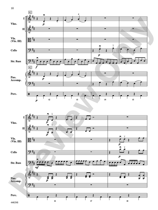 Uno, Dos, Bass! - String Orchestra Conductor Score & Parts (Digital Download)