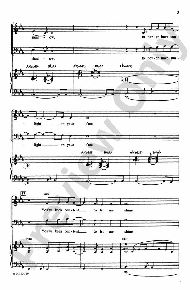 The Wind Beneath My Wings - SATB Choral Octavo (Digital Download)