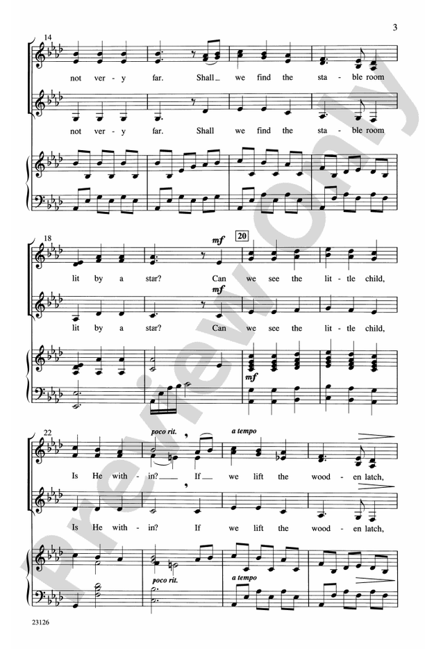 How Far Is It to Bethlehem? – SSA (Digital Download)