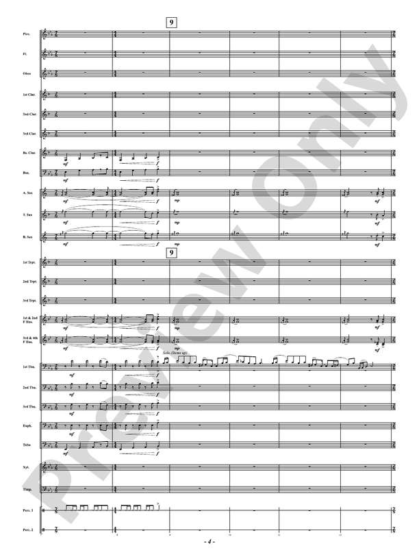 Square - Mvt. 2 from American Dances - Concert Band Conductor Score & Parts (Digital Download)