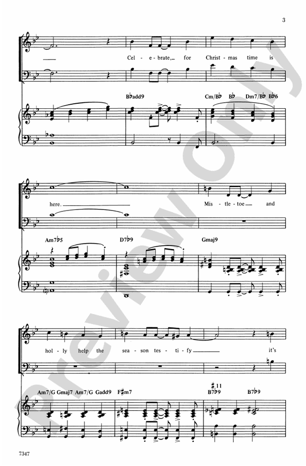 Christmas Is the Best Time of the Year (A Christmas Medley) – SATB Choral Octavo (Digital Download)