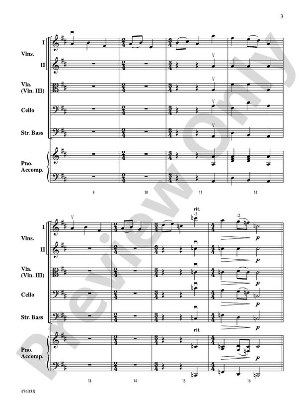 Themes from Pictures at an Exhibition - String Orchestra Conductor Score & Parts (Digital Download)