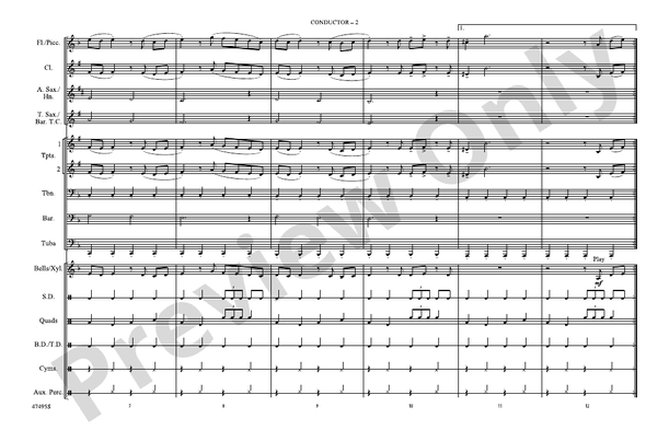 Happy Together – Marching Band Conductor Score & Parts (Digital Download)