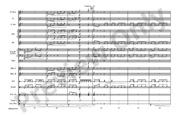 Harry Potter and the Sorcerer's Stone, Part II – Marching Band Conductor Score & Parts (Digital Download)