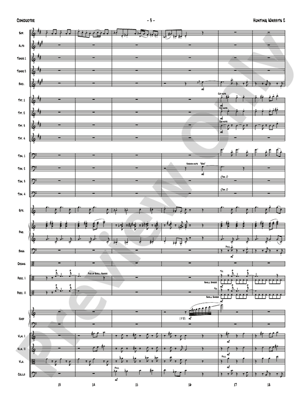 Hunting Wabbits 2 (A Bad Hare Day) - Jazz Ensemble Conductor Score & Parts(Digital Download)