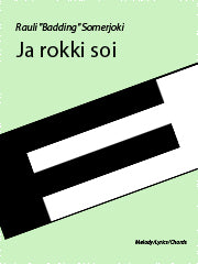 Ja rokki soi - Melody/Lyrics/Chords (Digital Download)