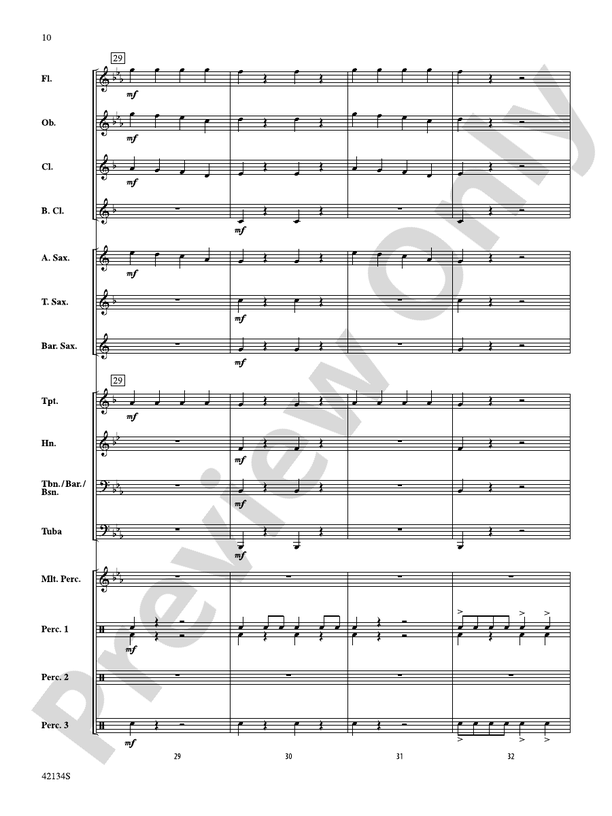 Warp Speed - Concert Band Conductor Score & Parts (Digital Download)
