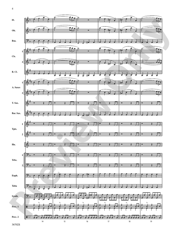 Uprising - Concert Band Conductor Score & Parts (Digital Download)