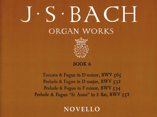 Bach - Organ Works Book 6 - Organ Solo Novello NOV010003