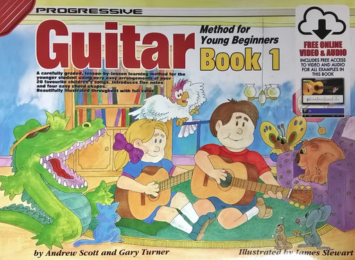 Progressive Guitar Method for Young Beginners Book 1 - Guitar/Audio Access Online by Turner Koala KPYG1X