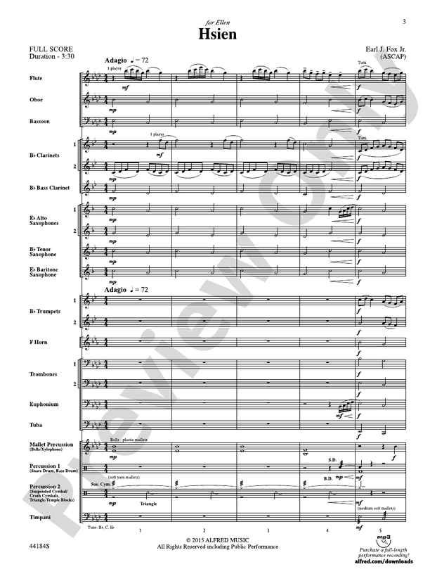 Huckleberry Hedgehog - Concert Band Conductor Score & Parts (Digital Download)