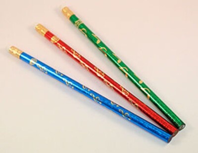 Luster Pencil Treble Clef Red
