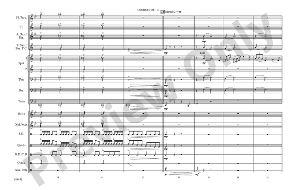 Godzilla, Part 3 – Marching Band Conductor Score & Parts (Digital Download)