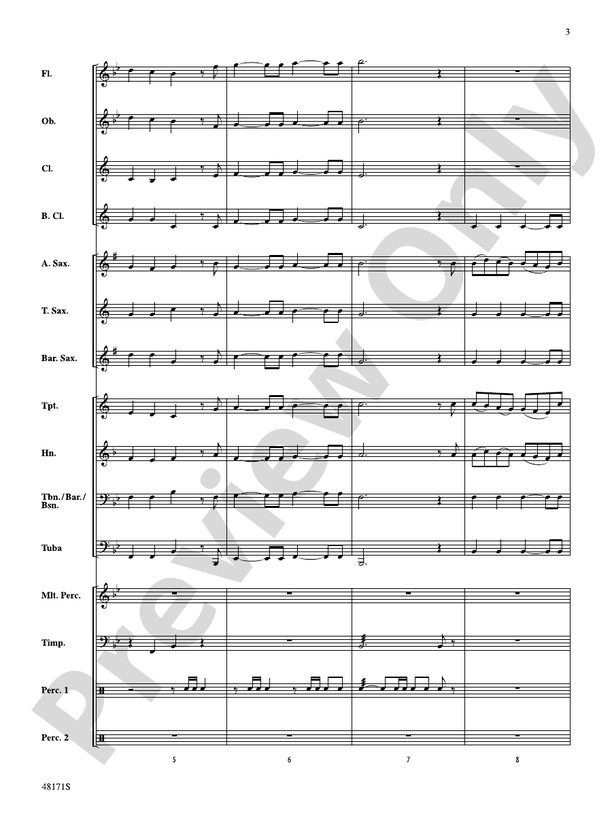 A Christmas Festival (Grade 1) - Concert Band Conductor Score & Parts (Digital Download)