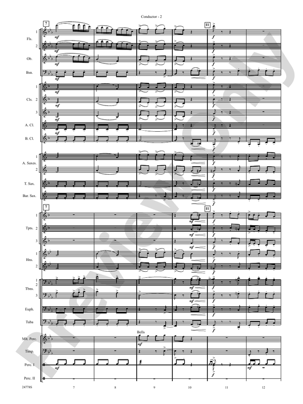 Japanese - Concert Band Conductor Score & Parts (Digital Download)